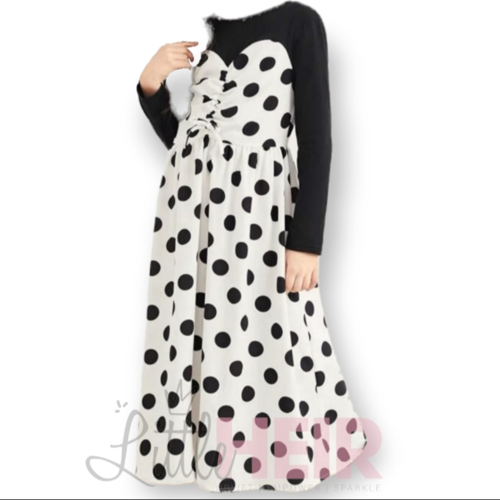 "Polka dot premadonna" dress
